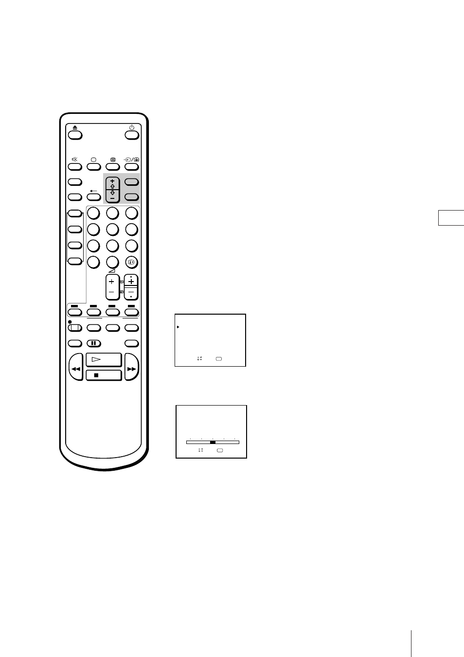 Verbessern der videobildqualität, Einstellen der spurlage, Automatisches einstellen der spurlage | Manuelles einstellen der spurlage, Mit + oder – die spurlage optimal einstellen, Ok drücken. das hauptmenü wird wieder angezeigt | Sony Trinitron KV-21V4D User Manual | Page 82 / 232