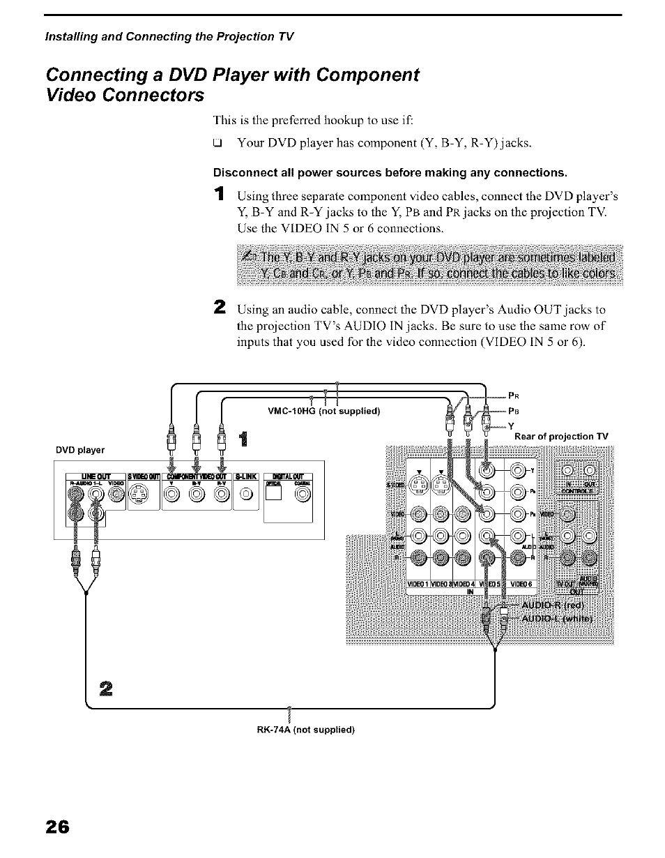 Sony KP 51HW40 User Manual | Page 26 / 81