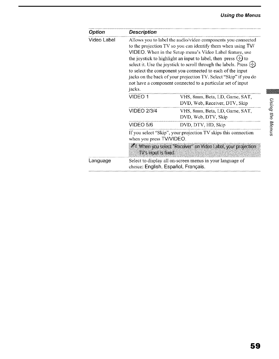 Jpu ùbÿiÿÿiïfrpiqiéctron | Sony KP 51HW40 User Manual | Page 59 / 81