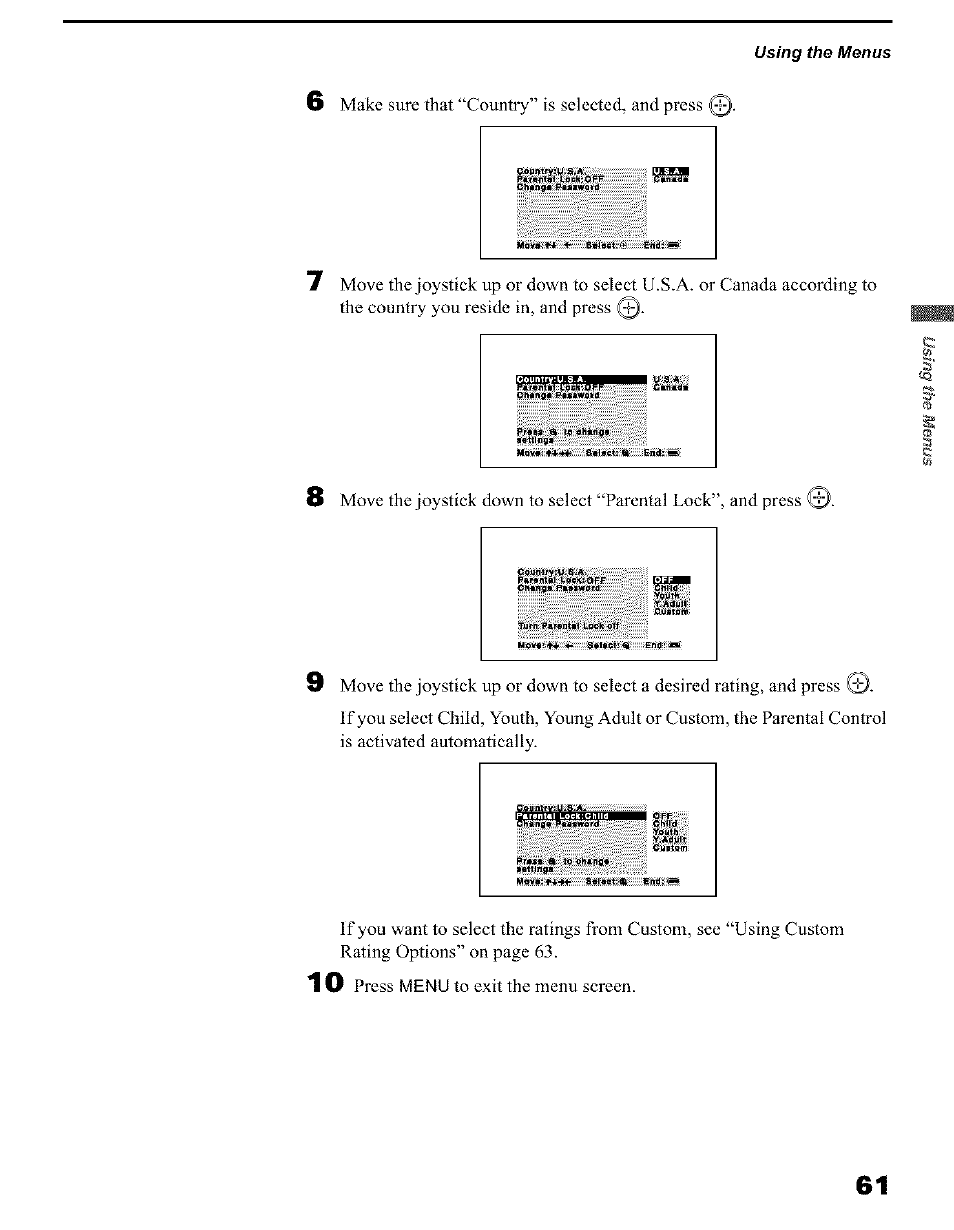 Sony KP 51HW40 User Manual | Page 61 / 81