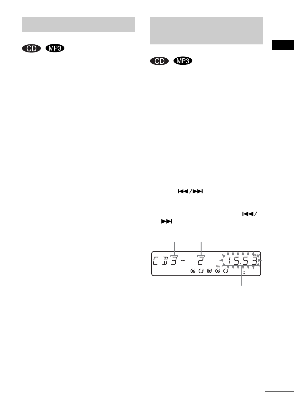 Playing repeatedly, Repeat play, Creating your own program | Program play | Sony CMT-HP7 User Manual | Page 11 / 36