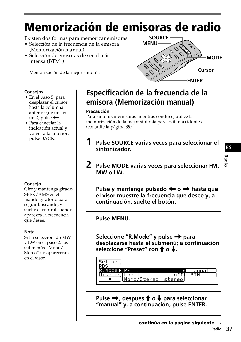 Sony CDX-C90R User Manual | Page 121 / 170