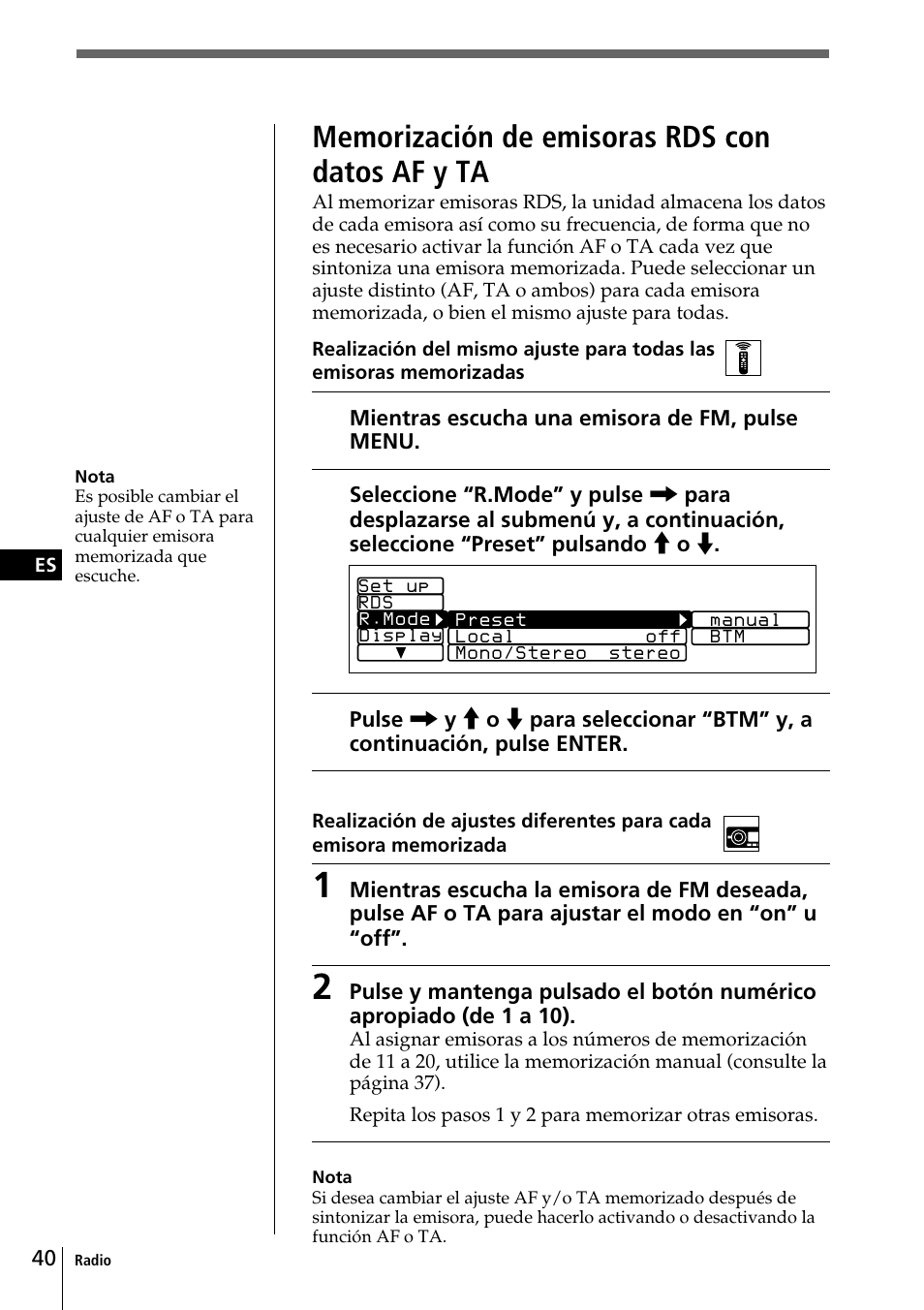 Sony CDX-C90R User Manual | Page 124 / 170