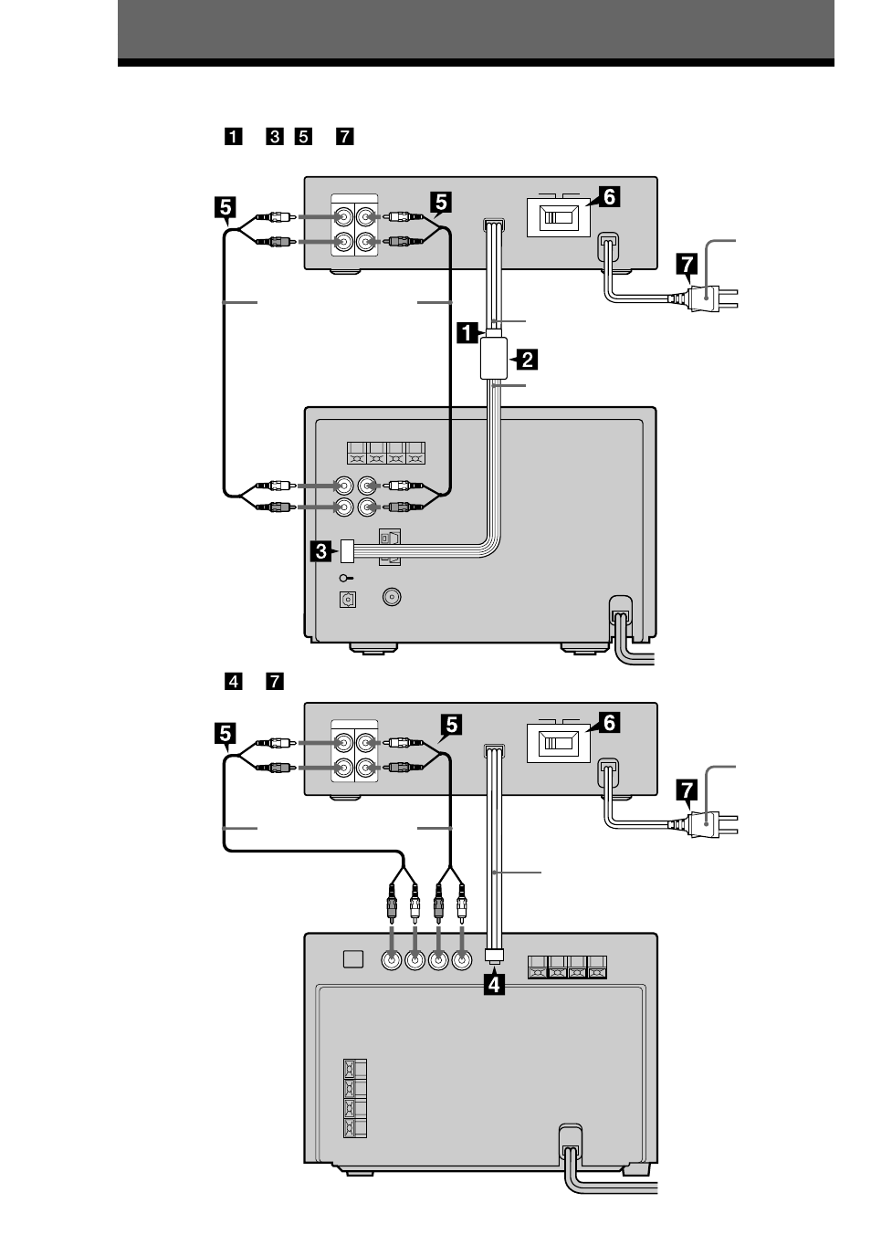 Getting started, Hooking up the system, 4getting started | Sony TC-TX373 User Manual | Page 4 / 16