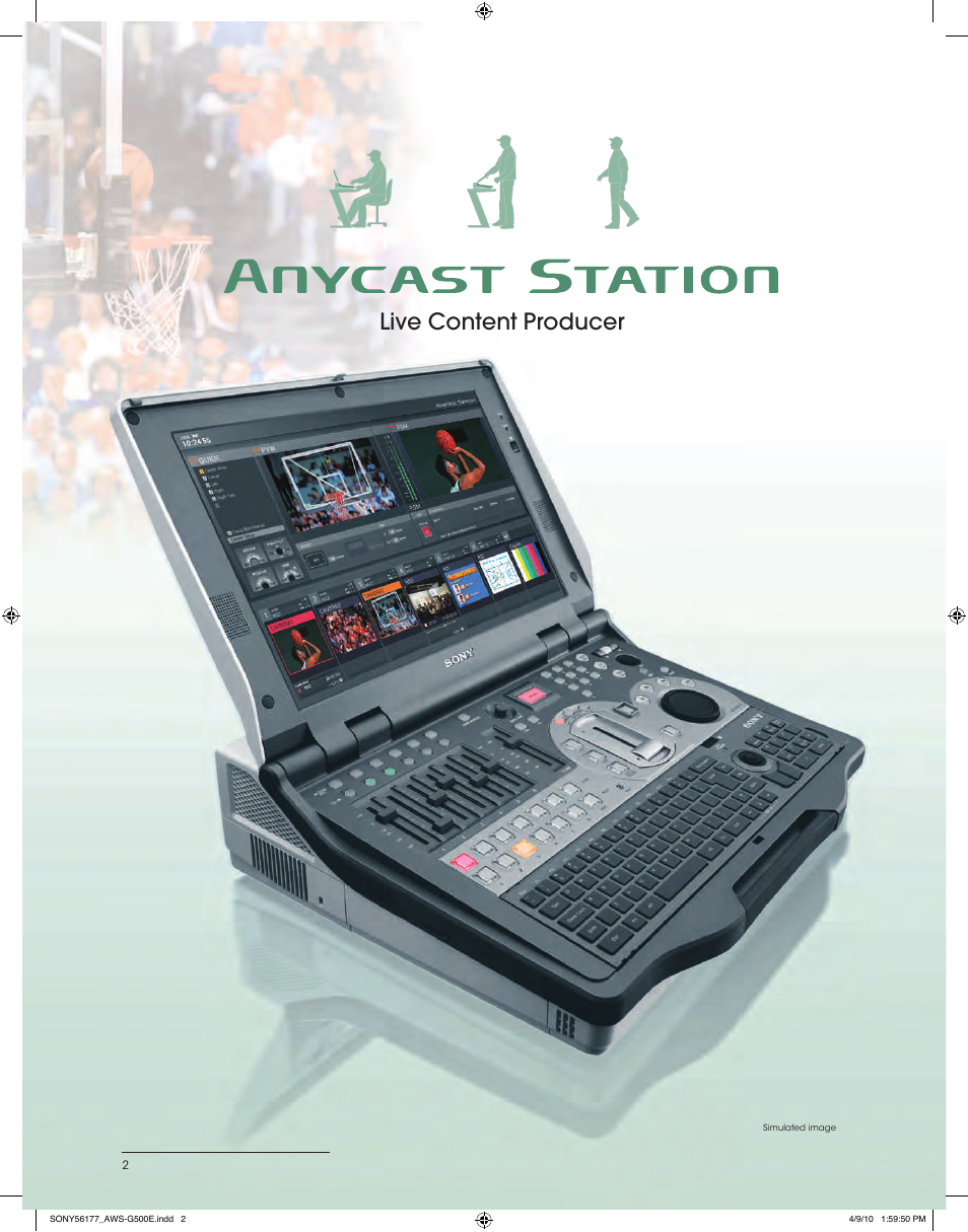 Live content producer | Sony AWS-G500E User Manual | Page 2 / 12
