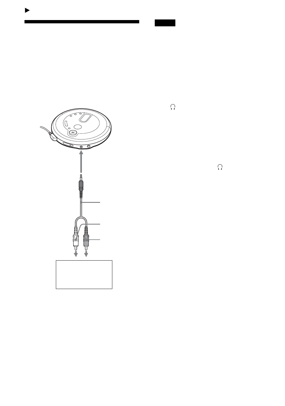 Connecting your cd player, Connecting a stereo system | Sony D-NE715 User Manual | Page 26 / 104