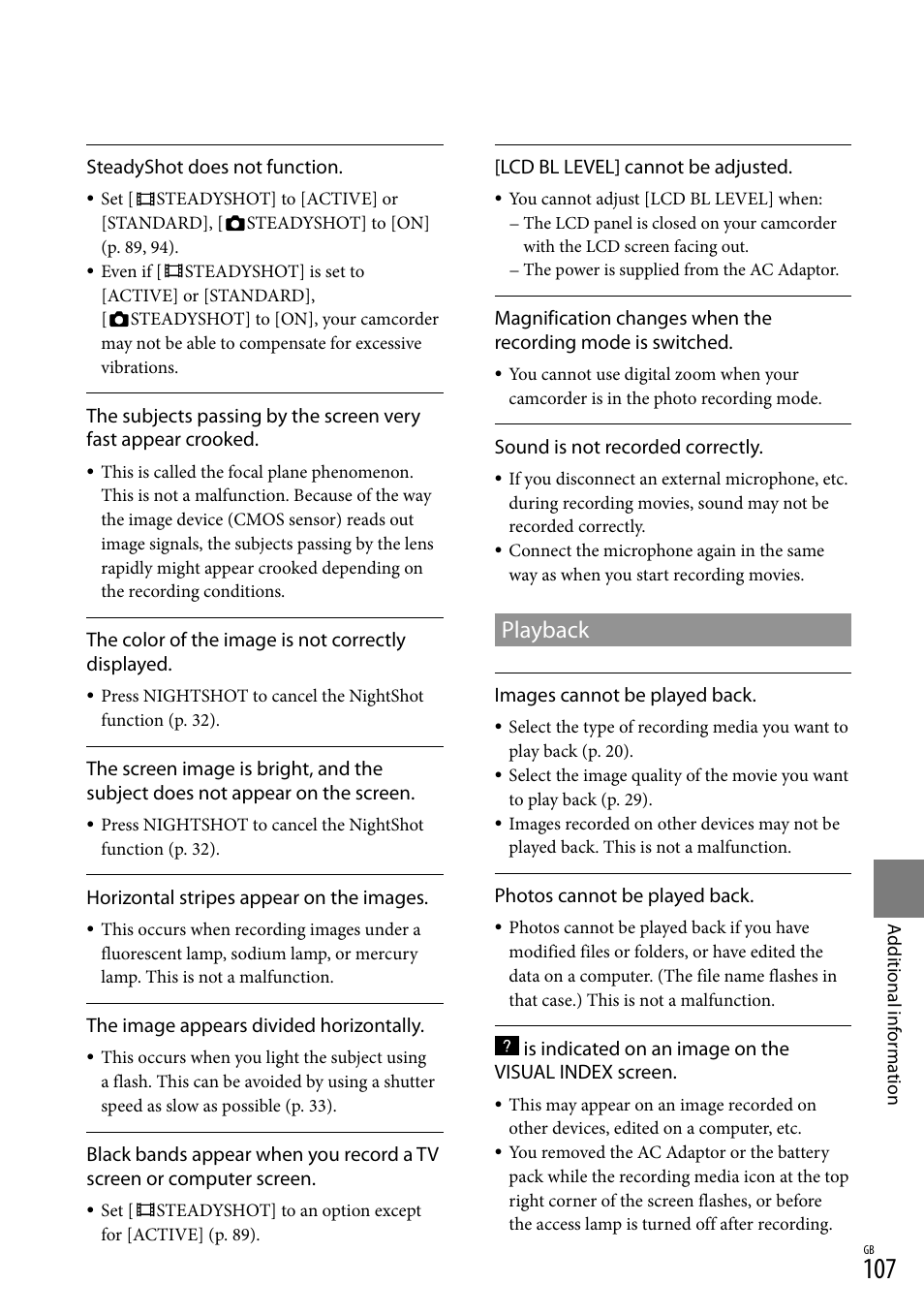 Playback | Sony 4-191-794-11(1) User Manual | Page 107 / 139