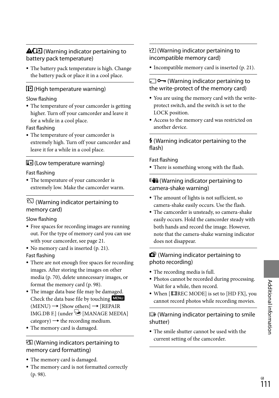 Sony 4-191-794-11(1) User Manual | Page 111 / 139