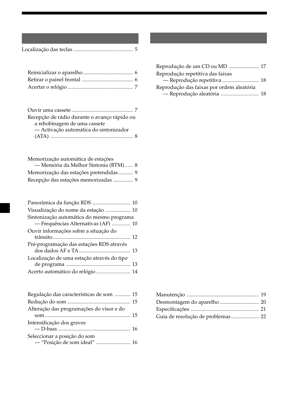 Índice | Sony XR-L200 User Manual | Page 70 / 112