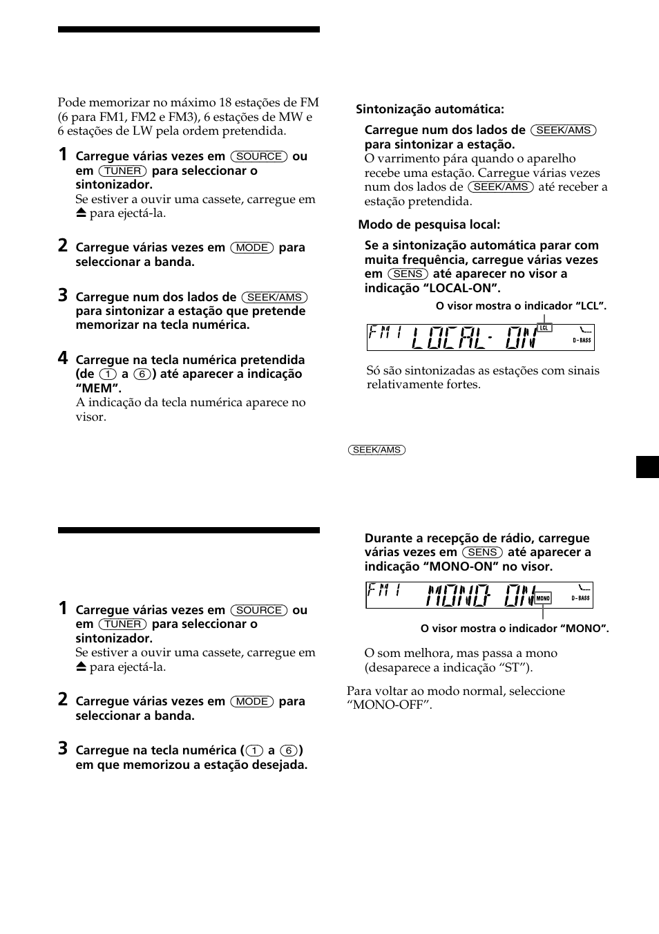 Sony XR-L200 User Manual | Page 75 / 112