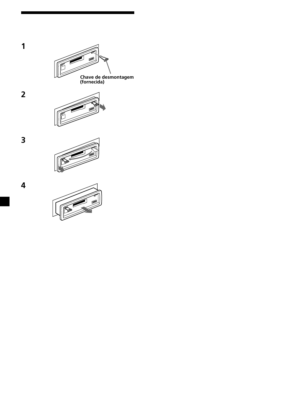 Desmontagem do aparelho | Sony XR-L200 User Manual | Page 86 / 112