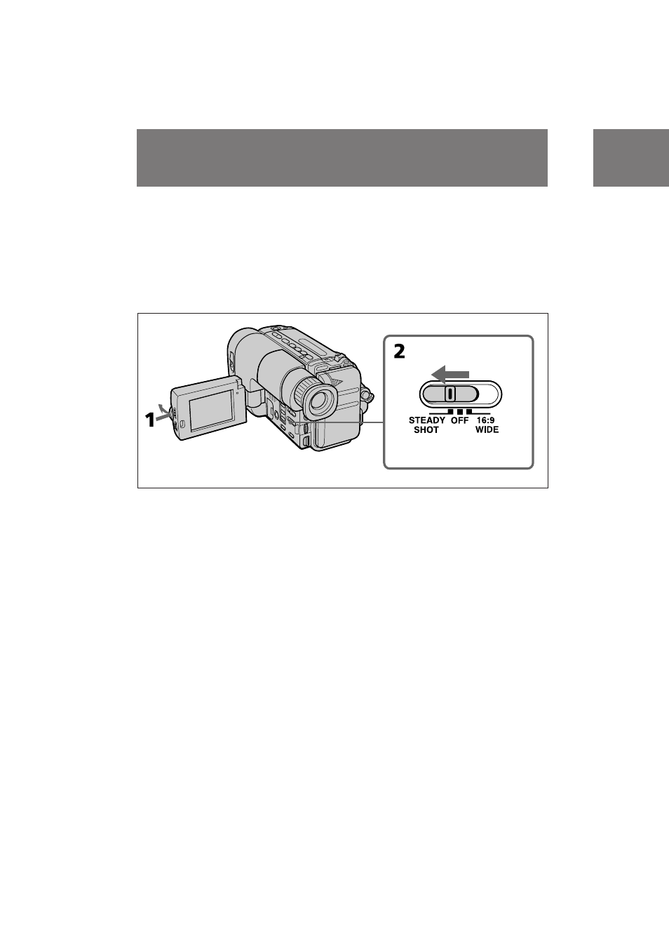 Using the steady shot function | Sony CCD-TRV21 User Manual | Page 36 / 72