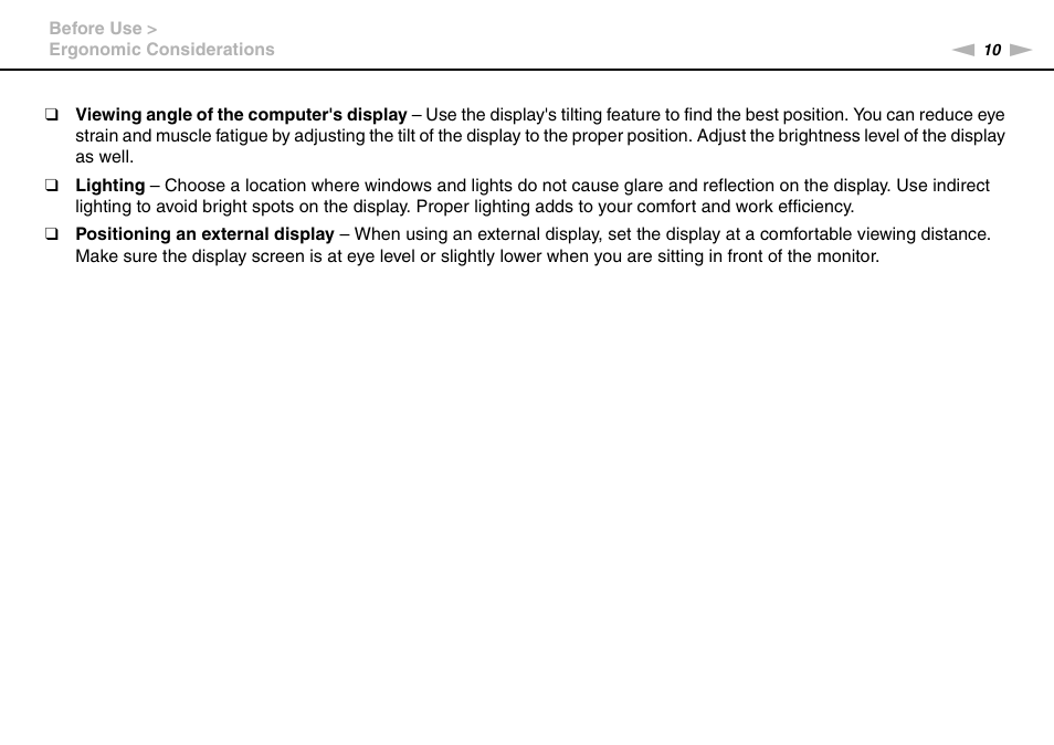 Sony VAIO VPCCW1 Series User Manual | Page 10 / 168