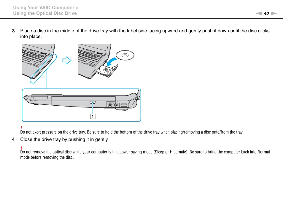 Sony VAIO VPCCW1 Series User Manual | Page 40 / 168