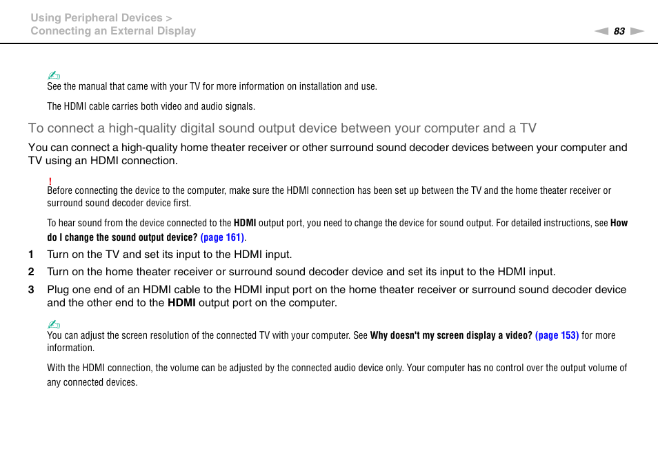 Sony VAIO VPCCW1 Series User Manual | Page 83 / 168