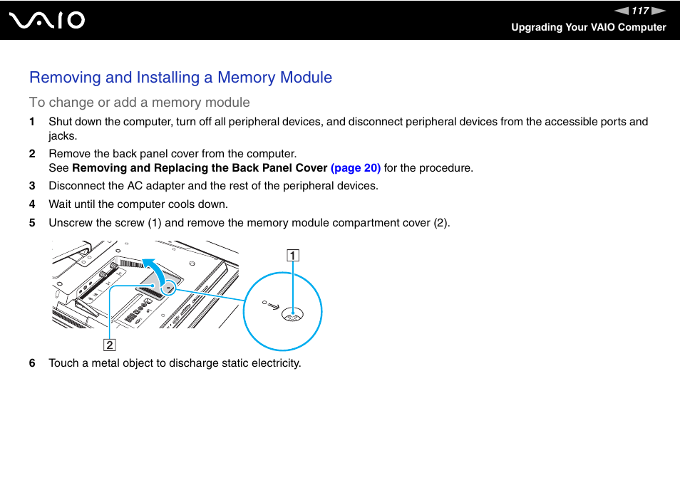 Sony VAIO V G C - LT 2 0 User Manual | Page 117 / 197