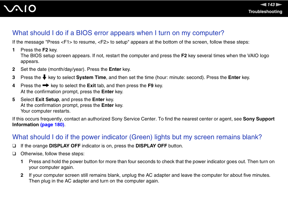 Sony VAIO V G C - LT 2 0 User Manual | Page 143 / 197