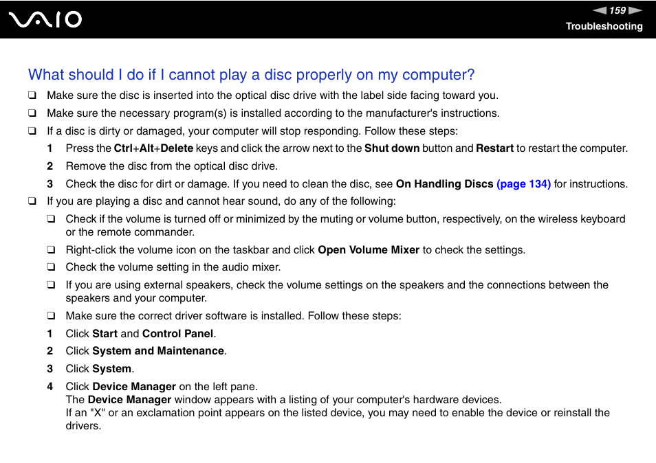 Sony VAIO V G C - LT 2 0 User Manual | Page 159 / 197