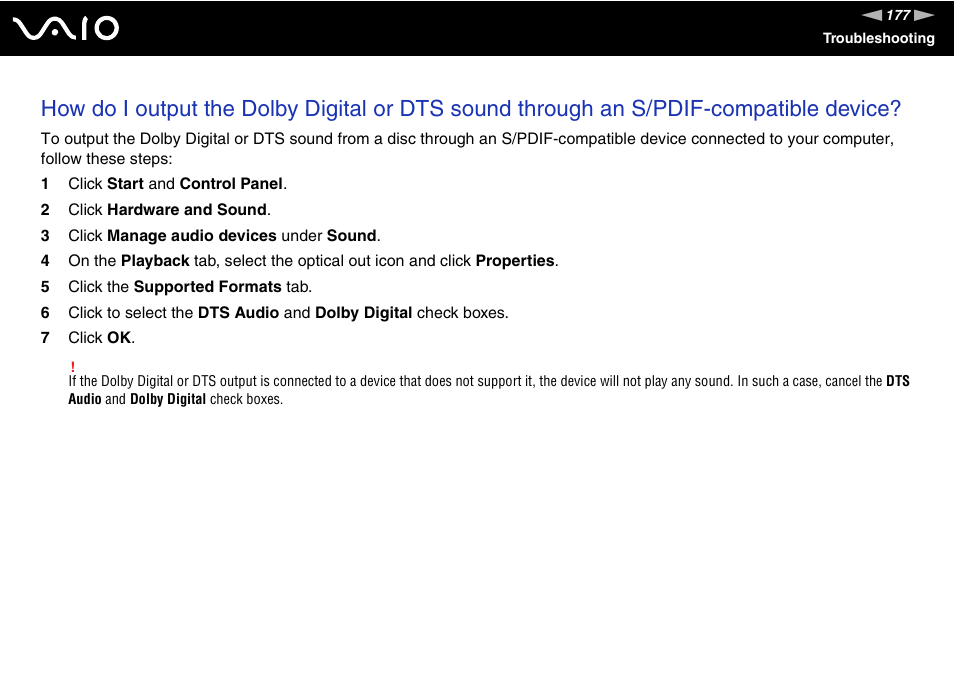 Sony VAIO V G C - LT 2 0 User Manual | Page 177 / 197