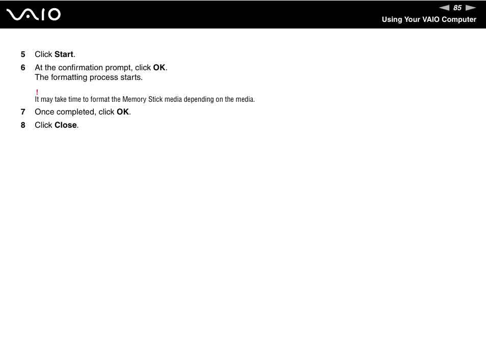 Sony VAIO V G C - LT 2 0 User Manual | Page 85 / 197