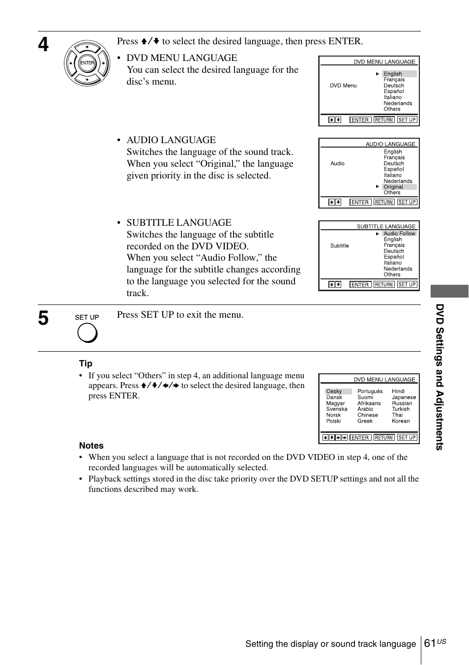 Sony SLV-D370P User Manual | Page 61 / 132