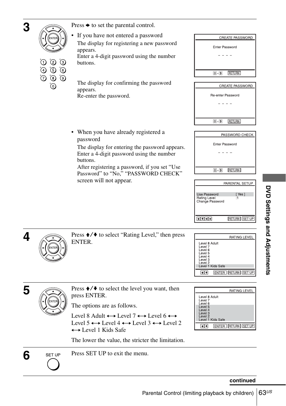 Sony SLV-D370P User Manual | Page 63 / 132