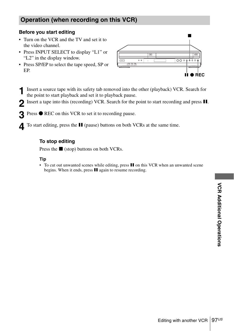 Sony SLV-D370P User Manual | Page 97 / 132