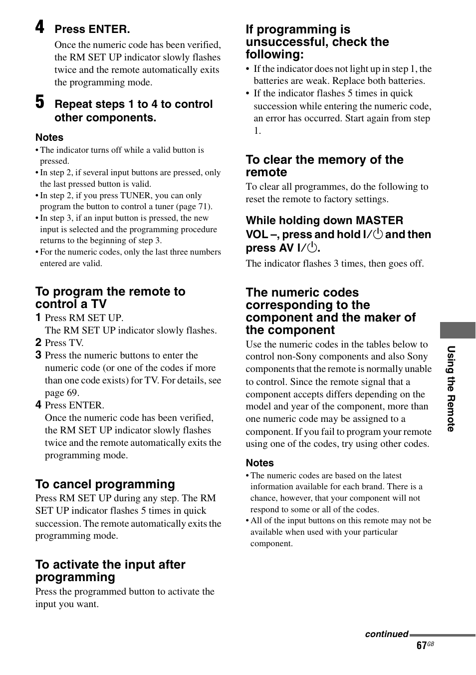 Sony HT-DDW890 User Manual | Page 67 / 80