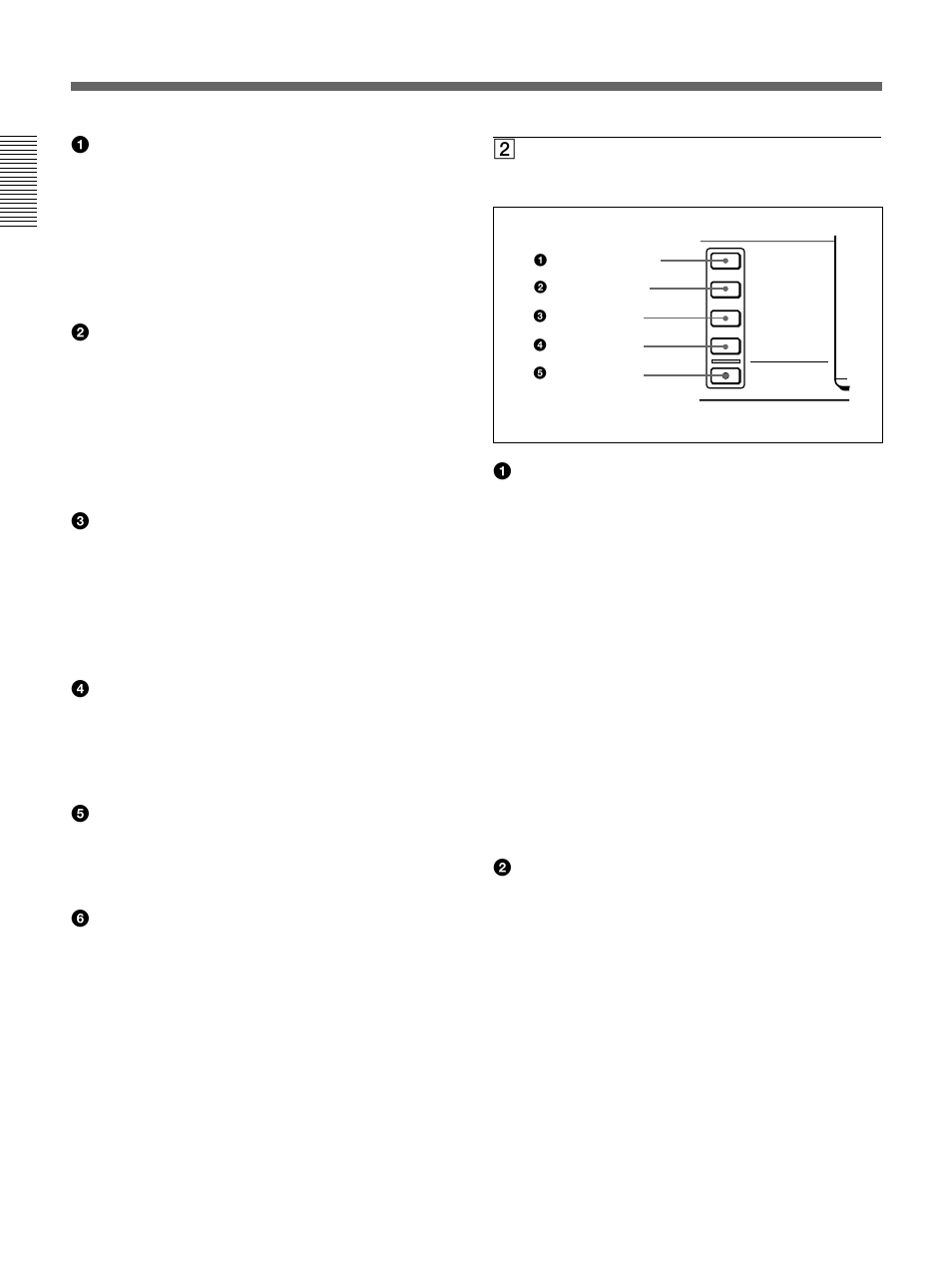 Location and function of parts | Sony DSR-2000 User Manual | Page 14 / 160