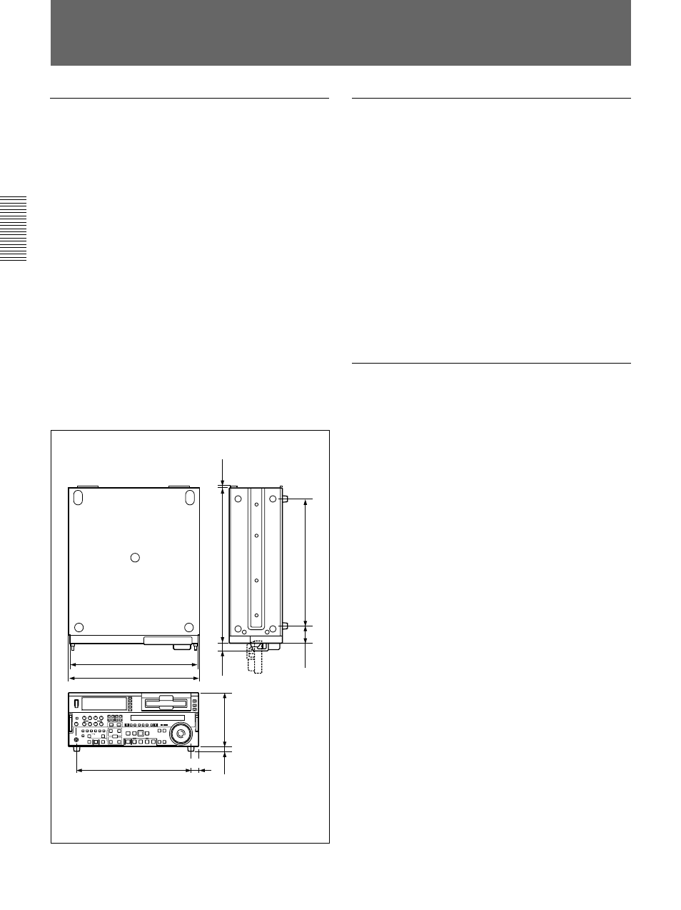 Specifications | Sony DSR-2000 User Manual | Page 144 / 160