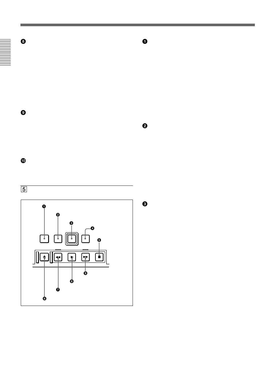 Location and function of parts | Sony DSR-2000 User Manual | Page 22 / 160