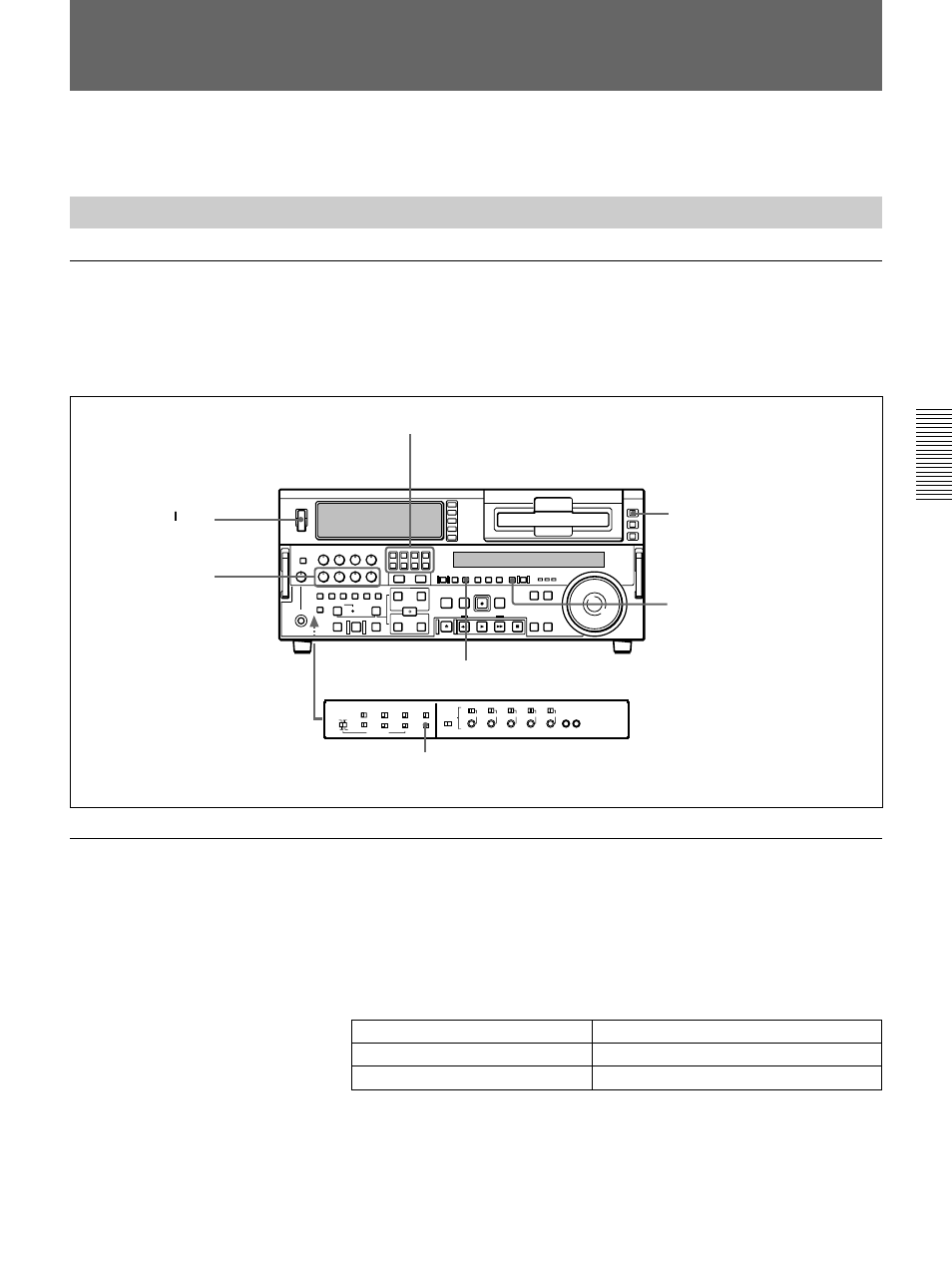 Playback, Preparations for playback, Buttom/switch settings | Time data selection | Sony DSR-2000 User Manual | Page 49 / 160