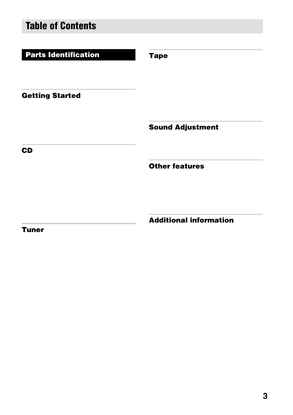 Sony CMT-EP50 User Manual | Page 3 / 24