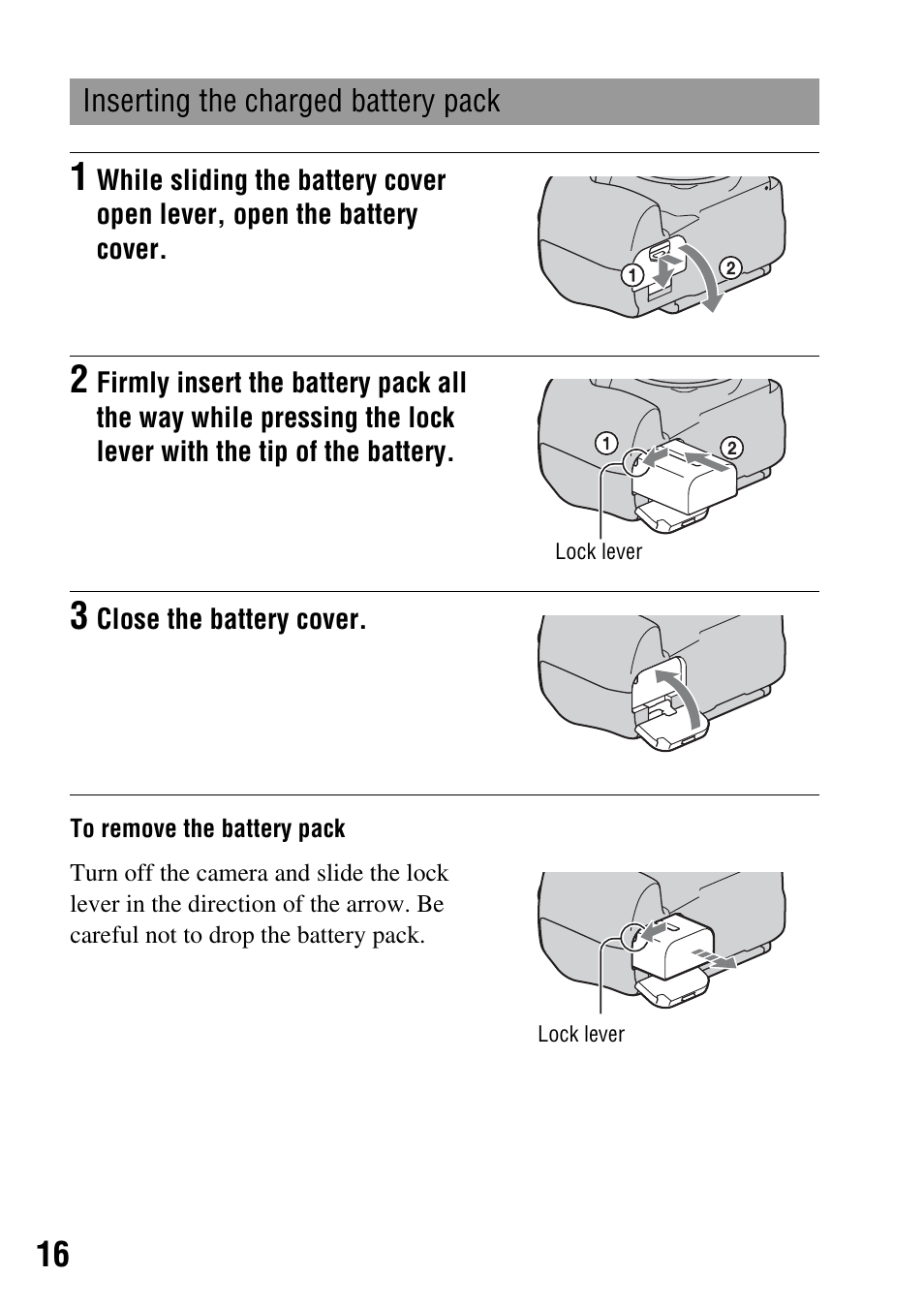 Sony 3-287-969-15 (1) User Manual | Page 16 / 167