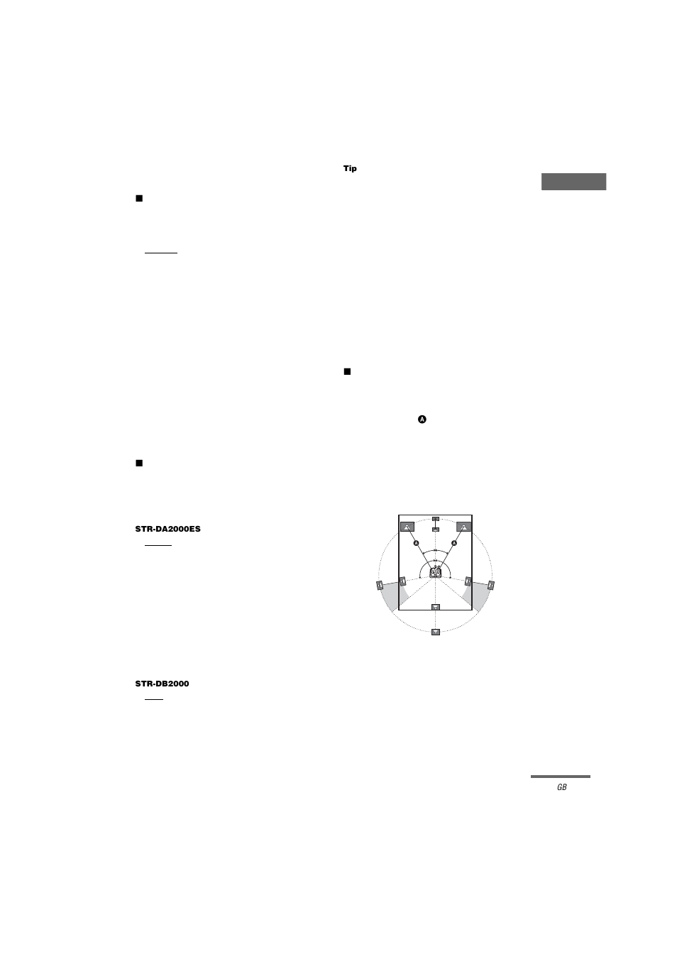 Str-da2000es, Str-db2000 | Sony STR-DA2000ES User Manual | Page 21 / 60