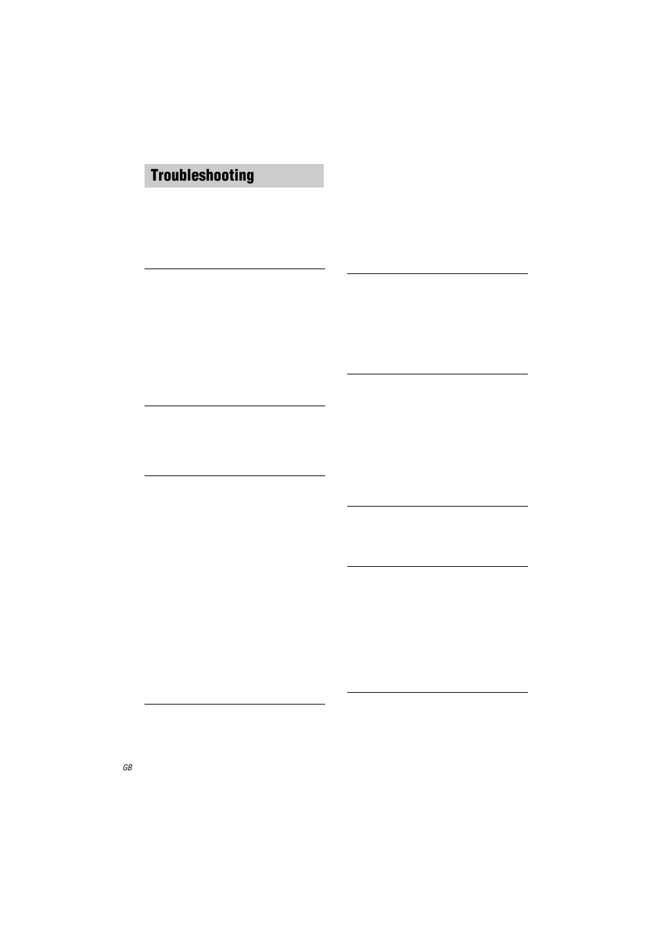 Troubleshooting | Sony STR-DA2000ES User Manual | Page 52 / 60