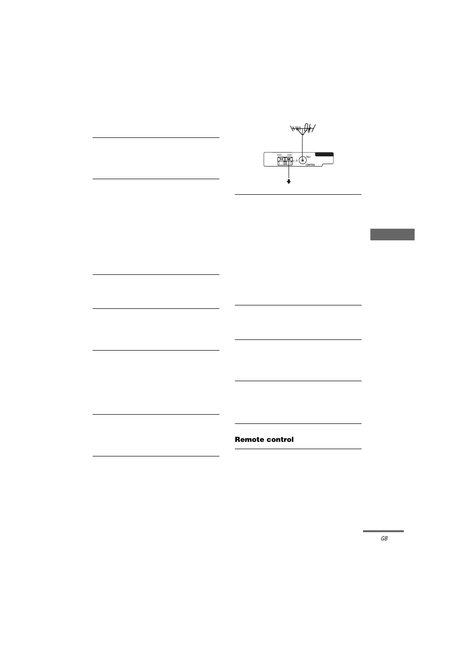 Remote control | Sony STR-DA2000ES User Manual | Page 53 / 60