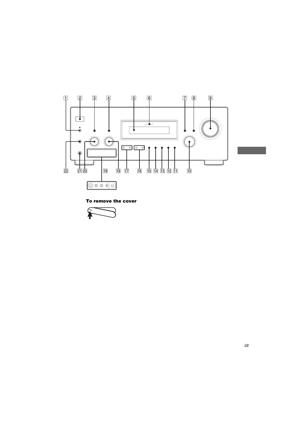 To remove the cover | Sony STR-DA2000ES User Manual | Page 59 / 60