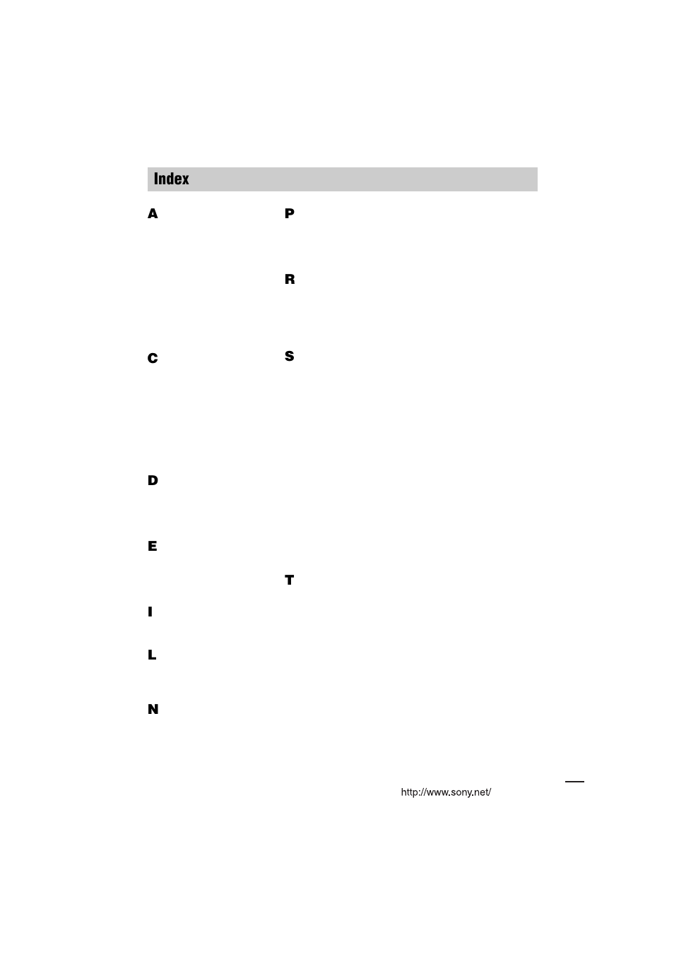 Index | Sony STR-DA2000ES User Manual | Page 60 / 60
