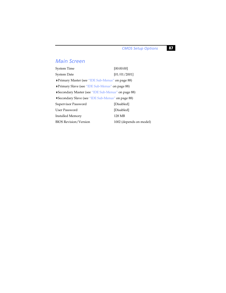 Main screen | Sony PCV-RX480DS User Manual | Page 101 / 134