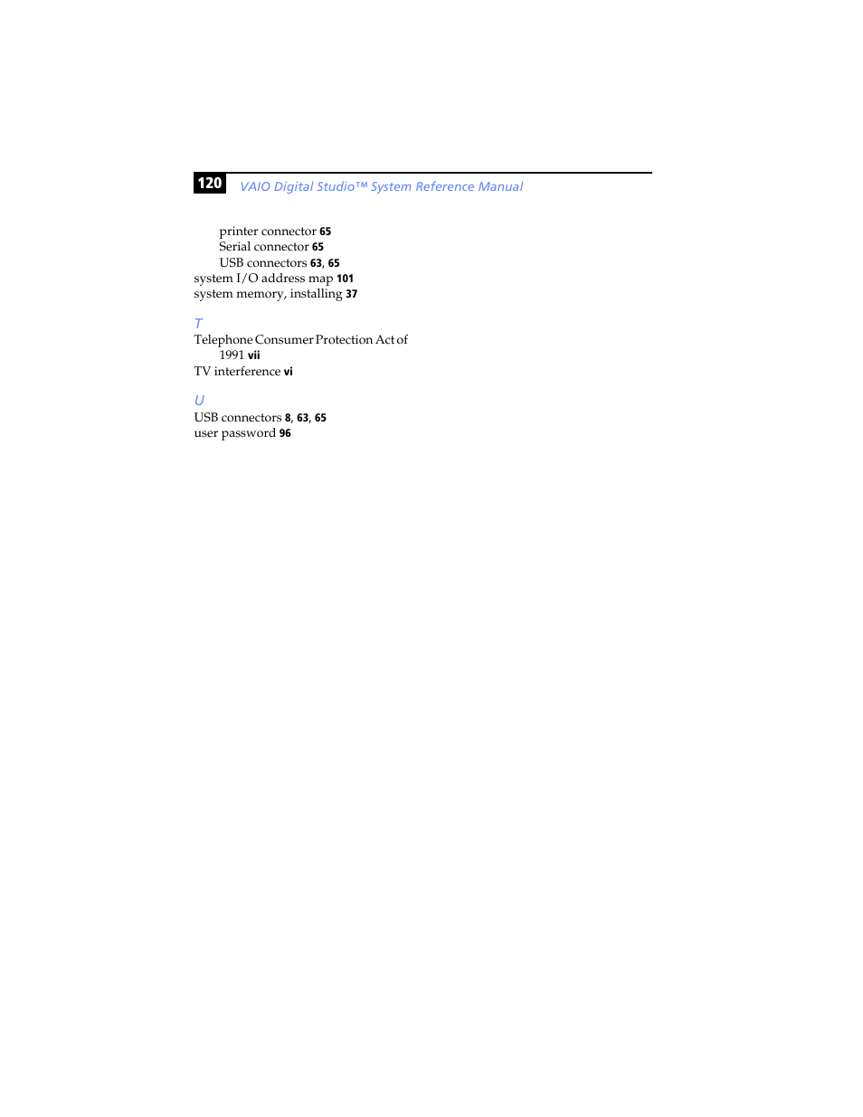 Sony PCV-RX480DS User Manual | Page 134 / 134