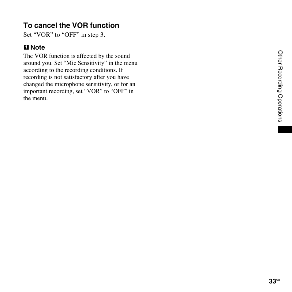 Sony ICD-UX300F User Manual | Page 33 / 124