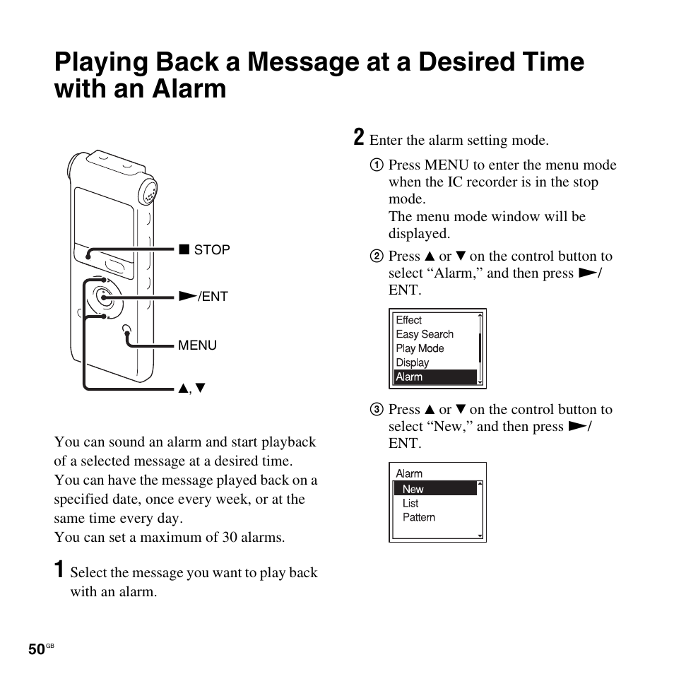 Sony ICD-UX300F User Manual | Page 50 / 124