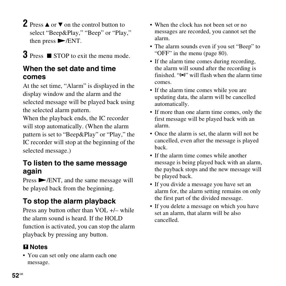 Sony ICD-UX300F User Manual | Page 52 / 124