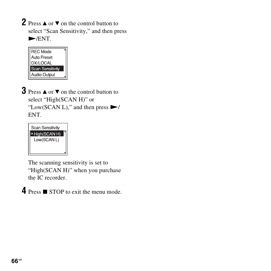 Sony ICD-UX300F User Manual | Page 66 / 124