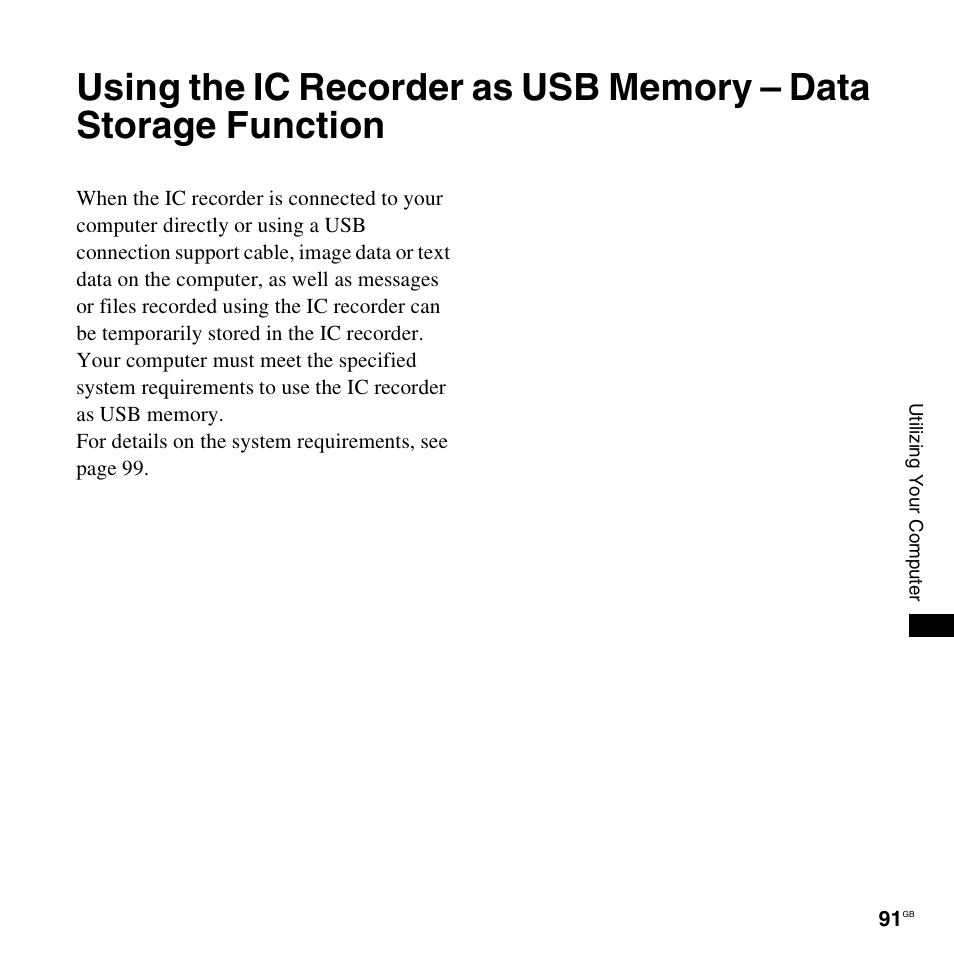 Sony ICD-UX300F User Manual | Page 91 / 124