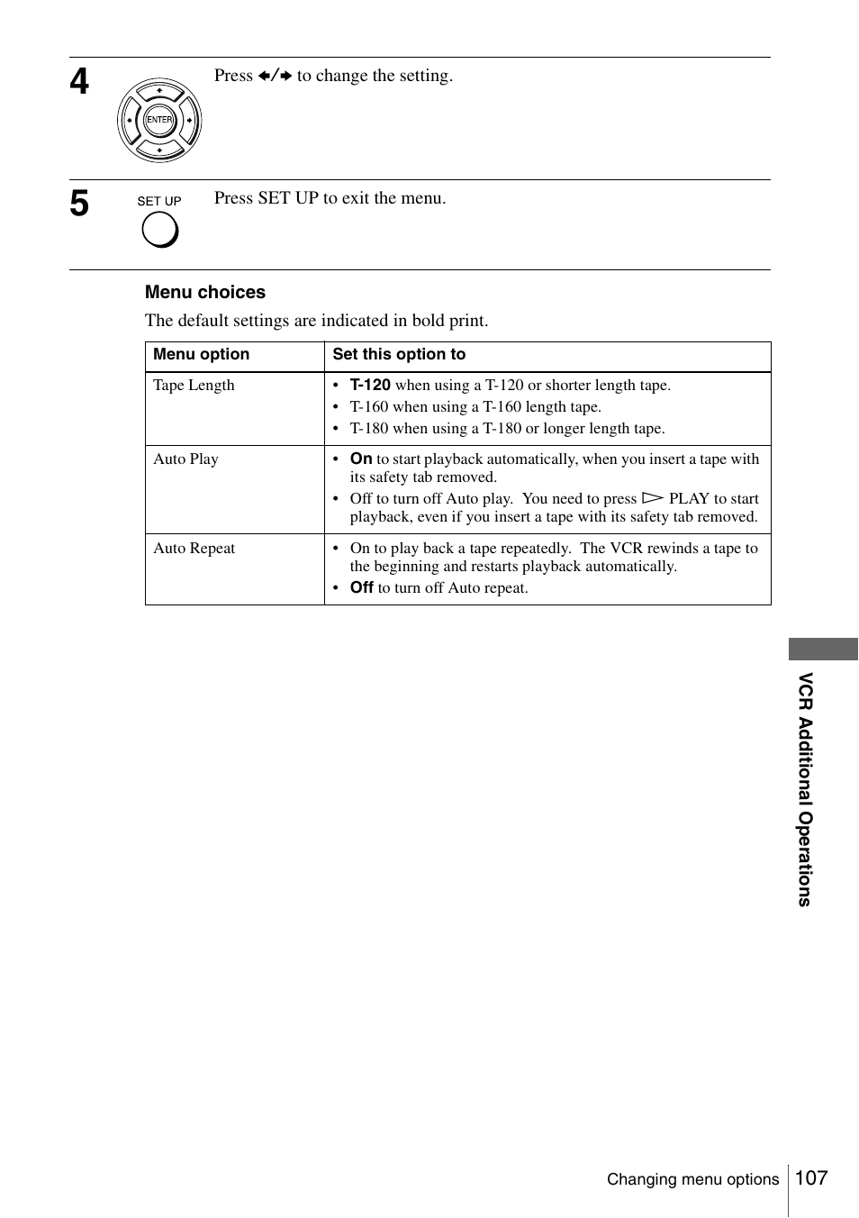 Sony SLV-D360P User Manual | Page 107 / 128