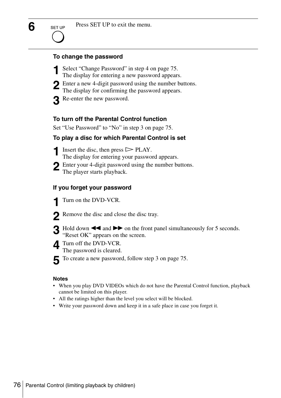 Sony SLV-D360P User Manual | Page 76 / 128