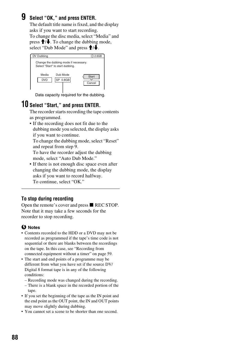 Sony RDR-HXD910 User Manual | Page 88 / 124
