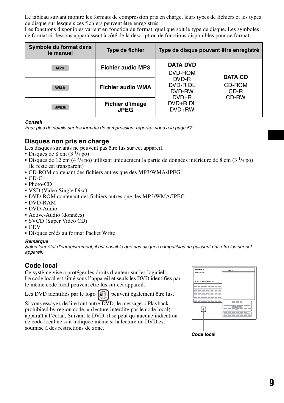 Sony XAV-W1 User Manual | Page 69 / 196